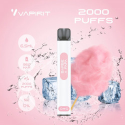 Barbe à Papa - 2000 Puffs - Vapirit - Vape Pen - Cigarette jetable
