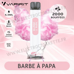 Barbe à Papa - 2000 Puffs - Vapirit - Cigarette jetable