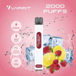 Framboise Citron - 2000 Puffs - Vapirit - Vape Pen - Cigarette jetable