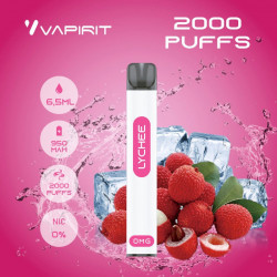 Lychee - 2000 Puffs - Vapirit - Vape Pen - Cigarette jetable