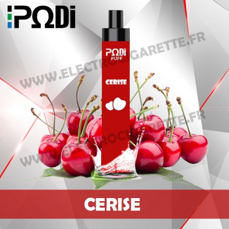 Cerise - PodiPuff - Podissime - Cigarette jetable