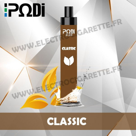 Classic - PodiPuff - Podissime - Cigarette jetable