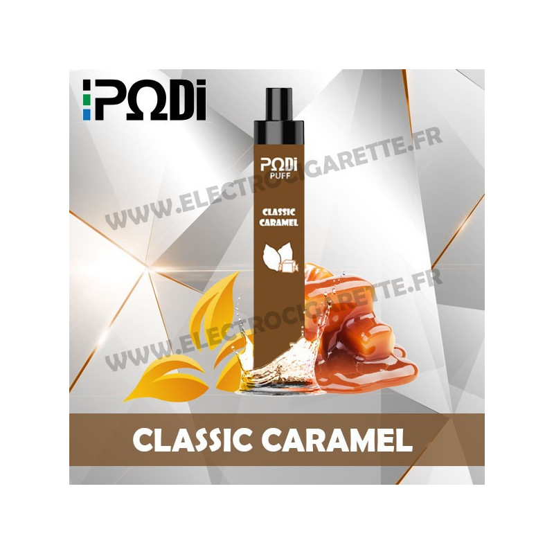 Classic Caramel - PodiPuff - Podissime - Cigarette jetable
