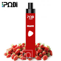 Fraise - PodiPuff - Podissime - Vape Pen - Cigarette jetable