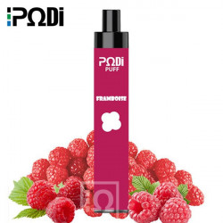 Framboise - PodiPuff - Podissime - Vape Pen - Cigarette jetable