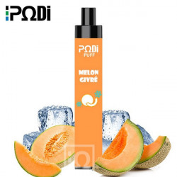 Melon Givré - PodiPuff - Podissime - Vape Pen - Cigarette jetable