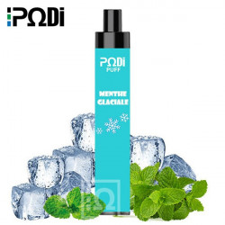 Menthe Glaciale - PodiPuff - Podissime - Vape Pen - Cigarette jetable