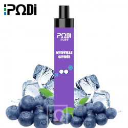 Myrtille Givrée - PodiPuff - Podissime - Vape Pen - Cigarette jetable