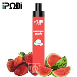 Pastèque Fraise - PodiPuff - Podissime - Vape Pen - Cigarette jetable
