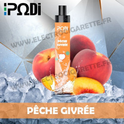 Pêche Givrée - PodiPuff - Podissime - Cigarette jetable