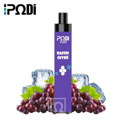 Raisin Givré - PodiPuff - Podissime - Vape Pen - Cigarette jetable
