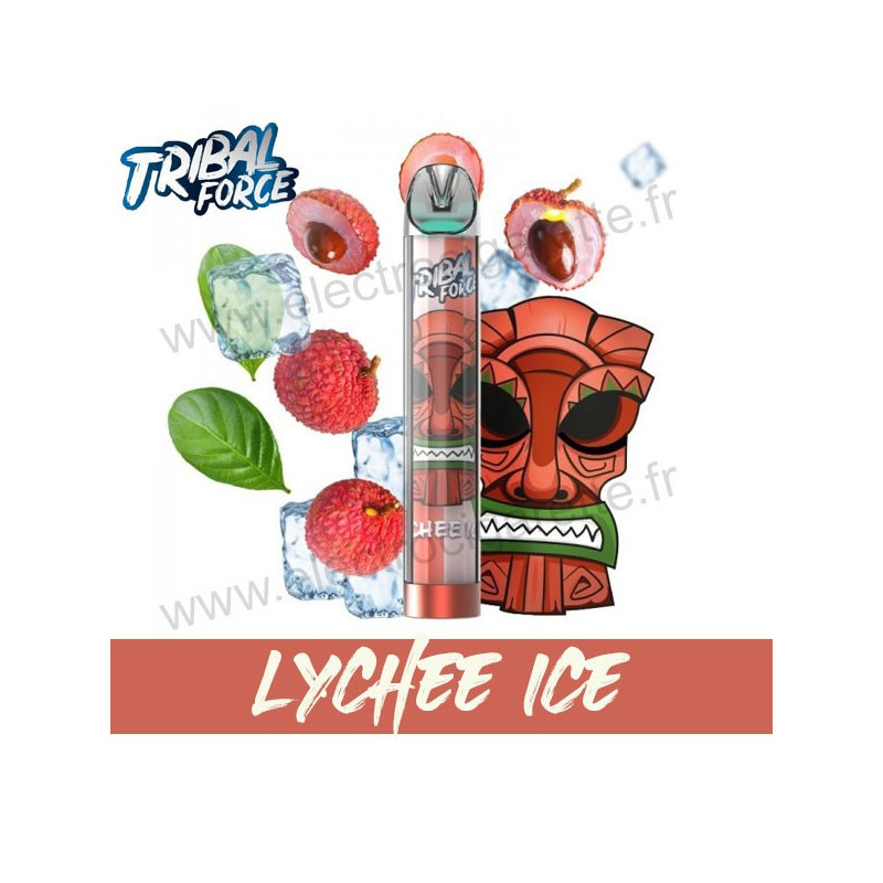 Lychee Ice - Tribal Force - Vape Pen - Cigarette jetable