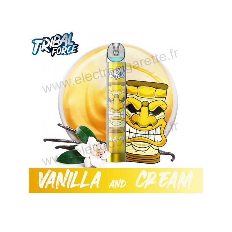 Vanilla and Cream - Tribal Force - Vape Pen - Cigarette jetable
