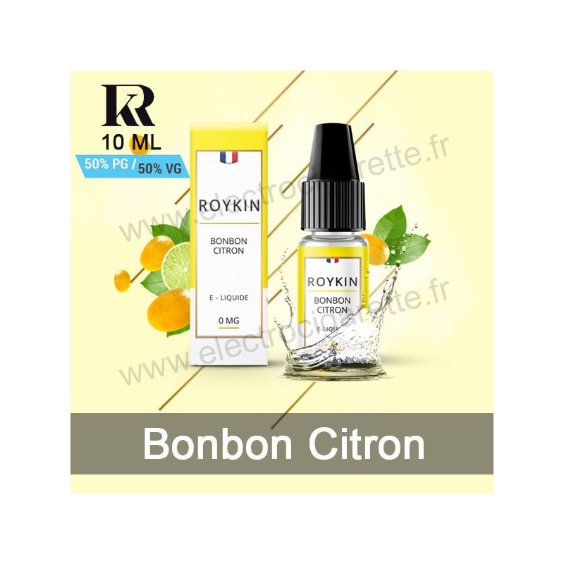 Bonbon Citron - Roykin - 10 ml