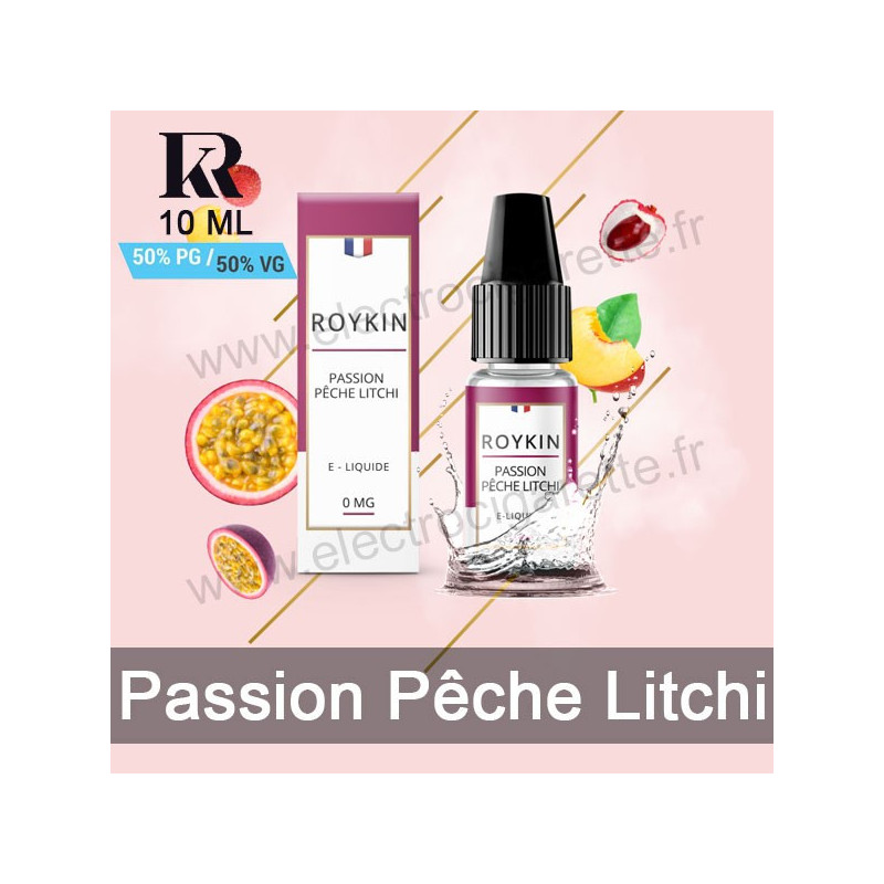 Passion Pêche Litchi - Roykin - 10 ml