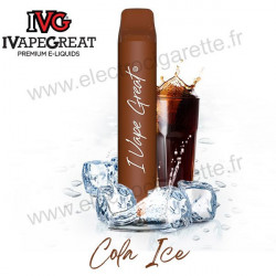 Cola Ice - I Vape Great Plus - IVG - Puff Vape Pen - Cigarette jetable
