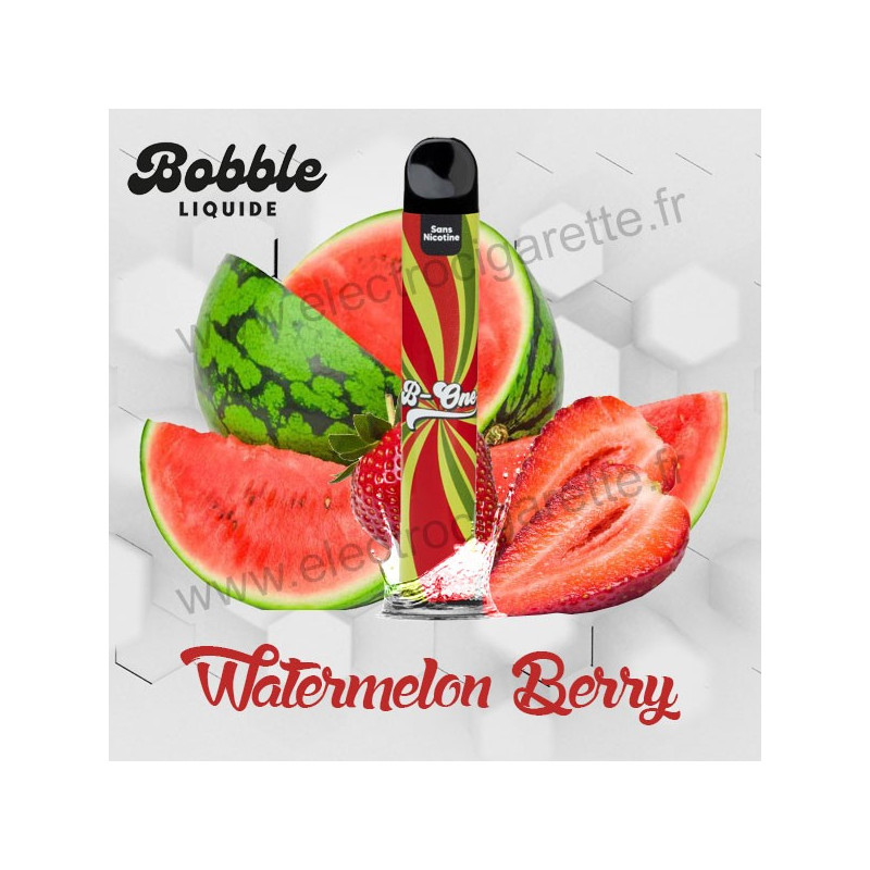 Fresh Watermelon Berries - B-One - Booble Liquide - Puff Vape Pen - Cigarette jetable