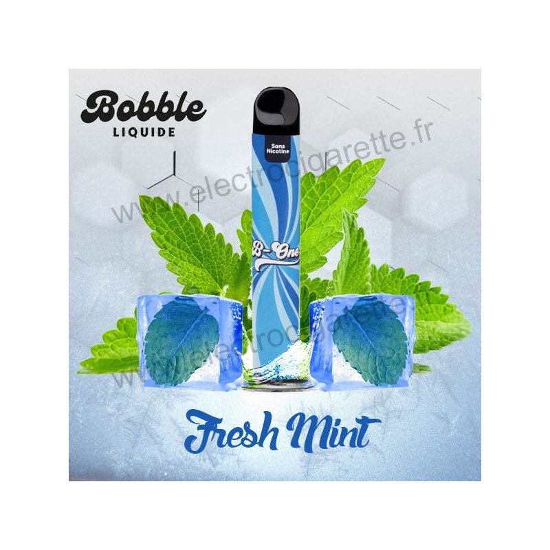 Fresh Mint - B-One - Booble Liquide - Puff Vape Pen - Cigarette jetable
