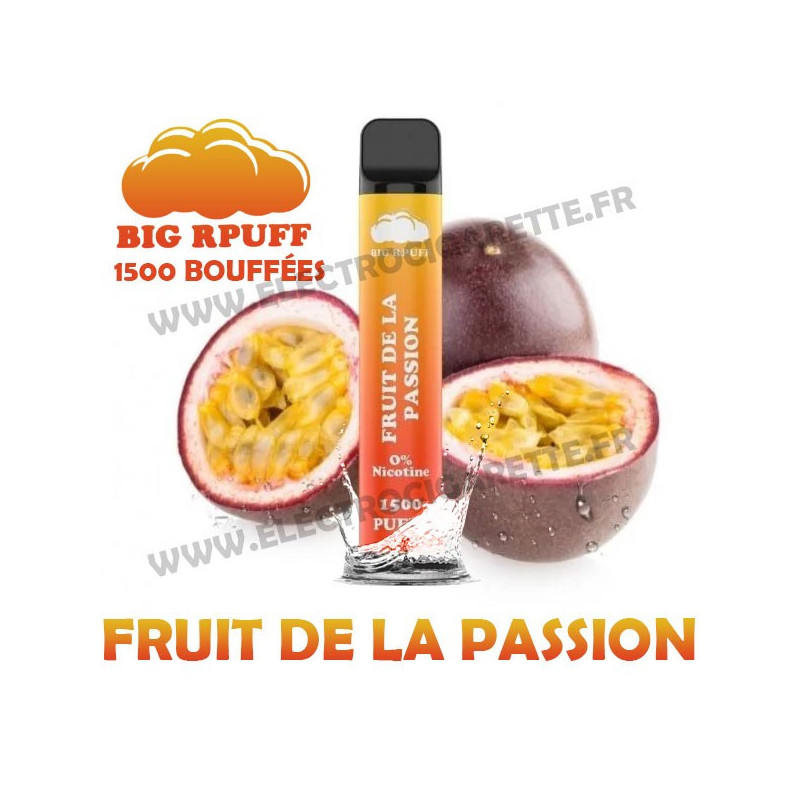 Fruit de la passion - Big Rpuff - 1500 Puff Vape Pen - Cigarette jetable