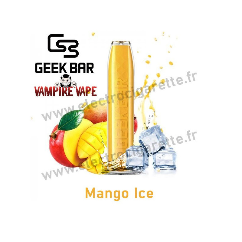 Mango Ice - Geek Bar - Geek Vape - Vampire Vape - Vape Pen - Cigarette jetable