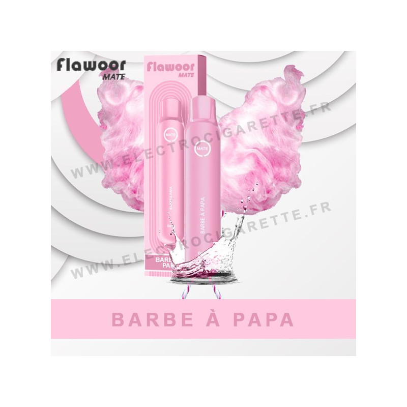 Barbe à Papa - Flawoor Mate - Vape Pen - Cigarette jetable