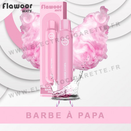 Barbe à Papa - Flawoor Mate - Vape Pen - Cigarette jetable