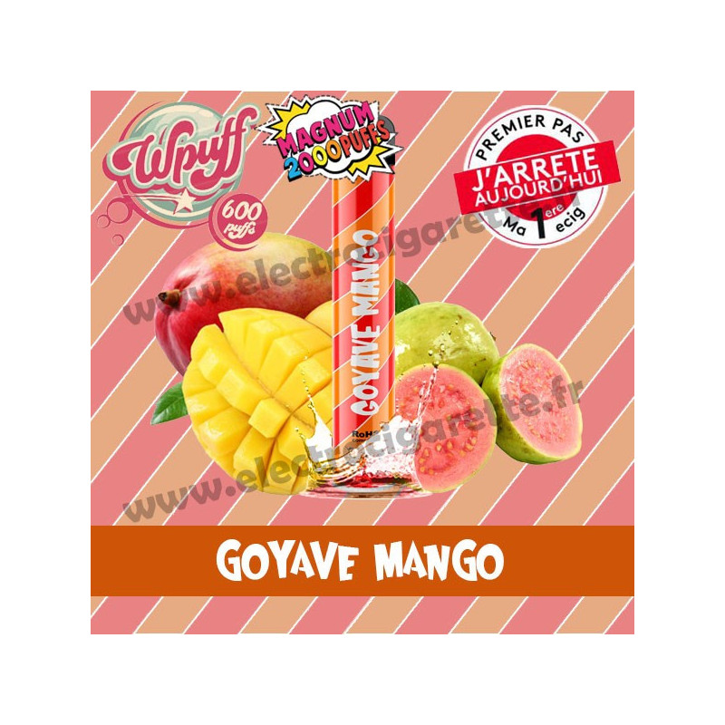 Goyave Mango - Wpuff Magnum - Vape Pen - Cigarette jetable