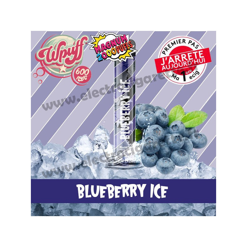 Blueberry Ice - Wpuff Magnum - Vape Pen - Cigarette jetable