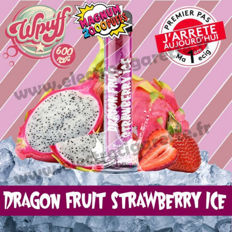 Dragon Fruit Strawberry Ice - Wpuff Magnum - Vape Pen - Cigarette jetable
