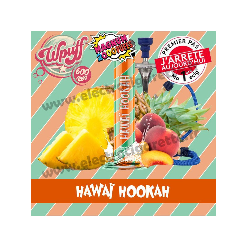 Hawaï Hookah - Wpuff Magnum - Vape Pen - Cigarette jetable