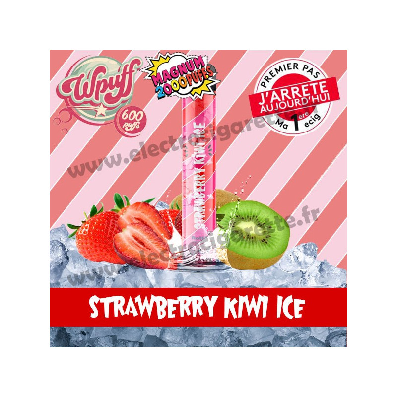 Strawberry Kiwi Ice - Wpuff Magnum - Vape Pen - Cigarette jetable