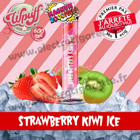 Strawberry Kiwi Ice - Wpuff Magnum - Vape Pen - Cigarette jetable