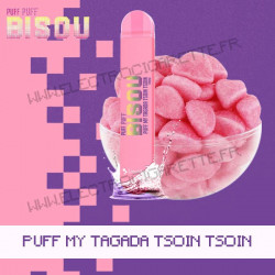Puff my Tagada Tsoin Tsoin - Bisou - Vape Pen - Cigarette jetable