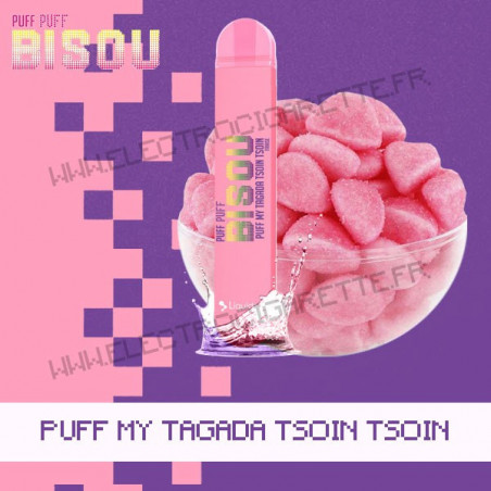 Puff my Tagada Tsoin Tsoin - Bisou - Vape Pen - Cigarette jetable