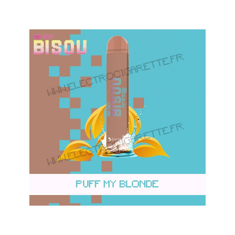 Puff my Tobacco Blonde - Bisou - Vape Pen - Cigarette jetable