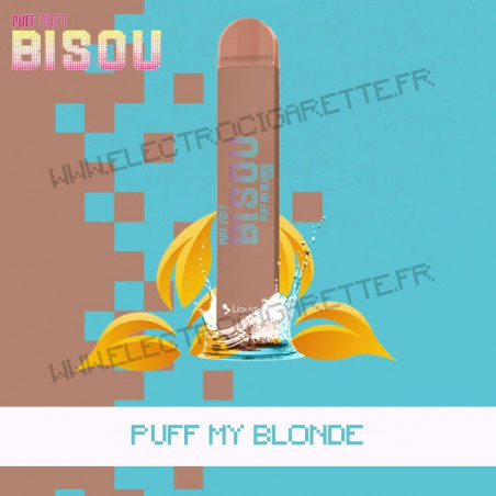 Puff my Tobacco Blonde - Bisou - Vape Pen - Cigarette jetable
