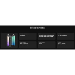 Kit Gen Air 40 1800mAh Vaporesso caracteristiques