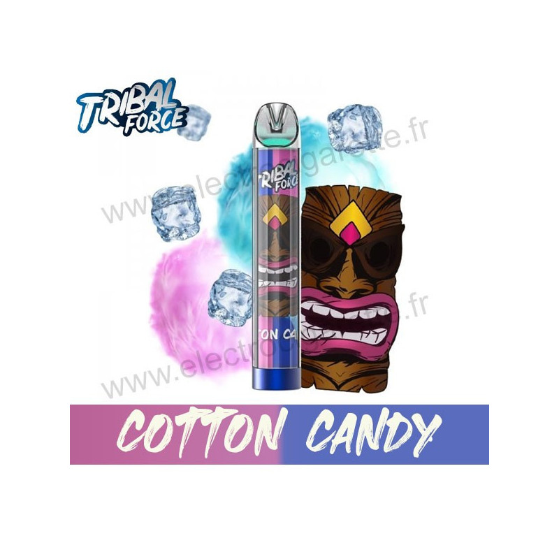 Cotton Candy - Tribal Force - Vape Pen - Cigarette jetable