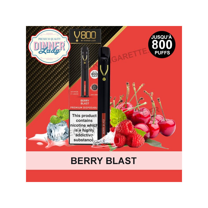 Berry Blast - Dinner Lady v800 - Puff - Cigarette jetable