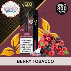 Berry Tobacco - Dinner Lady v800 - Puff - Cigarette jetable