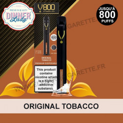 Original Tobacco - Dinner Lady v800 - Puff - Cigarette jetable