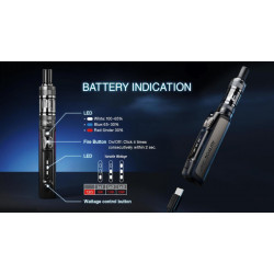 Kit-Q16FF MTL 2ml 900mAh Justfog batterie
