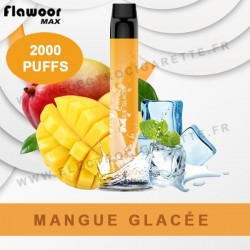 Mangue Glacée - Flawoor Max - 2000 Puffs - Vape Pen - Cigarette jetable