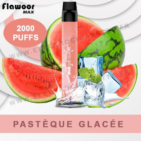 Pastèque Glacée - Flawoor Max - 2000 Puffs - Vape Pen - Cigarette jetable