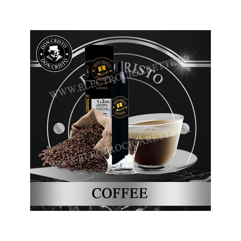 Coffee - Don Cristo - PGVG Labs - Vape Pen - Cigarette jetable