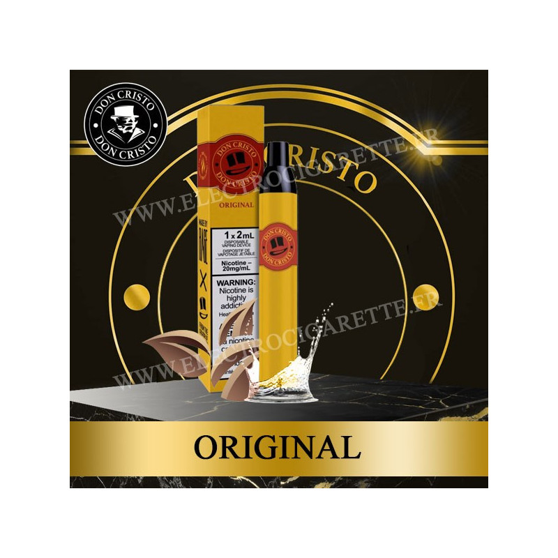 Original - Don Cristo - PGVG Labs - Vape Pen - Cigarette jetable