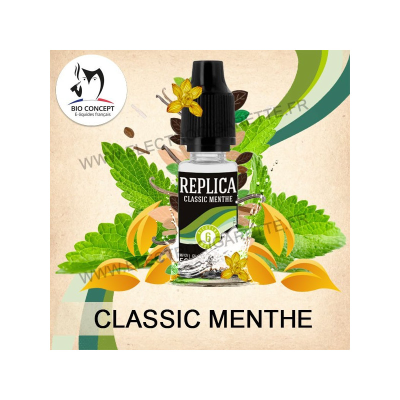 Pack de 5 x Classic Menthe - Replica - Bio Concept - 10 ml