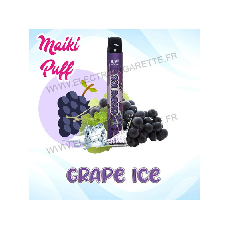 Grape Ice - Maiki Puff - Vape Pen - Cigarette jetable