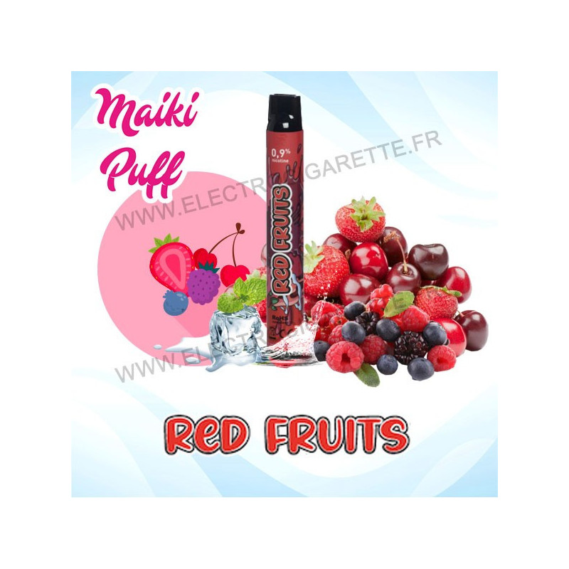 Red Fruits - Maiki Puff - Vape Pen - Cigarette jetable