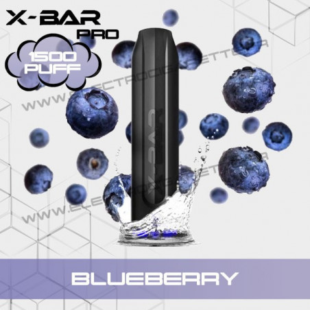 Blueberry - X-Bar Pro - 1500 Puff - Vape Pen - Cigarette jetable